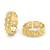 Brass micron gold plated adjutable toe ring for women
