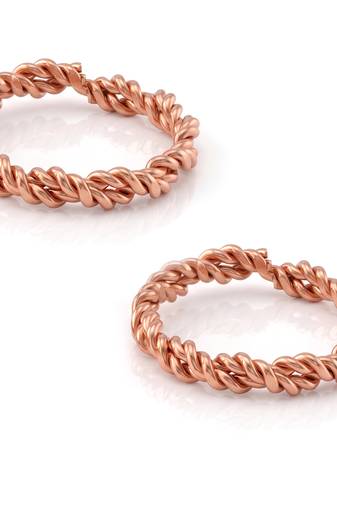 Pure copper adjutable toe ring for women