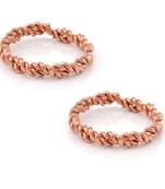 Pure copper adjutable toe ring for women