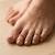 Pure copper adjutable toe ring for women