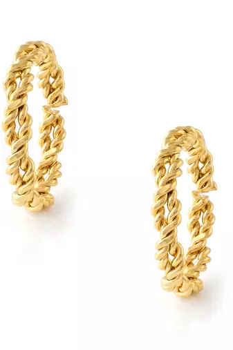 Brass micron gold plated adjutable toe ring for women