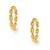 Brass micron gold plated adjutable toe ring for women