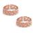 Pure copper adjutable toe ring for women