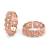 Pure copper adjutable toe ring for women