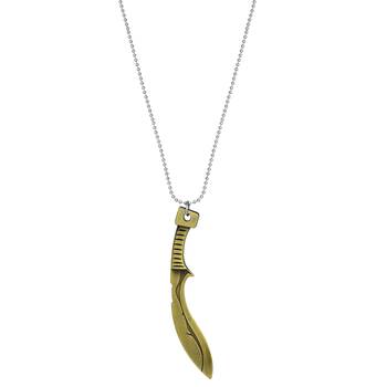 Brass lord of rings gurkha khukri design pendant for men women (3 color options) 2