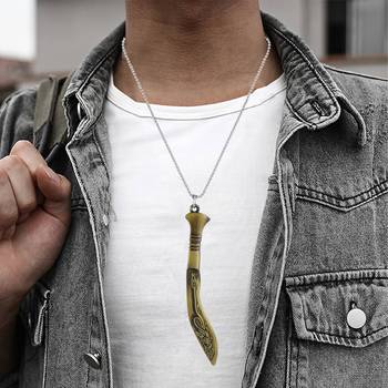 Brass lord of rings gurkha khukri design pendant for men women (3 color options) 4
