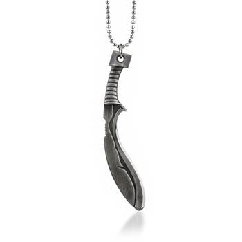Brass lord of rings gurkha khukri design pendant for men women (3 color options) 2