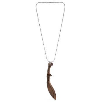 Brass lord of rings gurkha khukri design pendant for men women (3 color options) 2