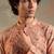 Mens multi viscose rayon embroidered calf length straight regular kurta