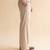 Men cream modal relaxed straight fit pleated trousers