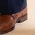 Men blue modal relaxed straight fit pleated trousers
