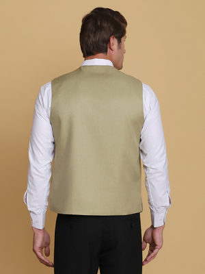 Green waistcoat for men 2