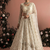 Ivory Indian Wedding Bridal Wear Premium Butterfly Net Lehenga Choli Set With Banglori Silk Inner For Women's