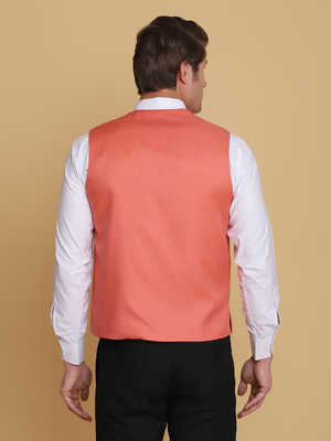 Pink waistcoat for men 2