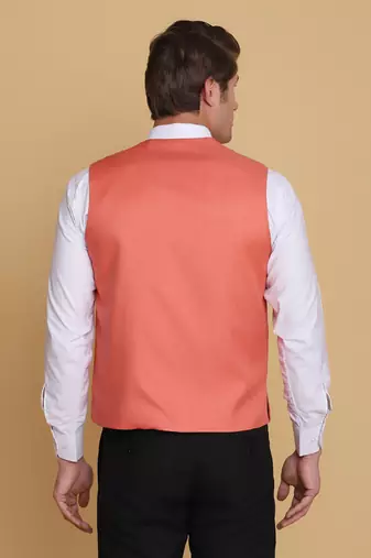 Pink waistcoat for men