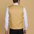 Golden waistcoat for men