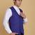 Purple waistcoat for men