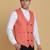 Pink waistcoat for men