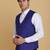 Purple waistcoat for men