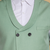Leaf green waistcoat for men