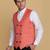 Peach waistcoat for men