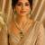 Royal green stone kundan & american diamond gold-plated long necklace set with earrings