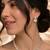 Radiant gold crystal statement set
