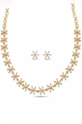 Golden starburst crystal set
