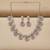 Lavender teardrop floral statement set