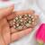 Antique gold-plated peacock design kundan & cz stud earrings for women