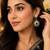 Royal blue crystal & american diamond gold-plated statement drop earrings for women