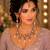 Beby pink color necklace set with earrings & maang tikka | kundan and agate stone | antique gold plating