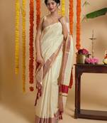 Zari tissue kasavu saree