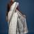Women printed pure cotton kasavu saree with unstitched blouse