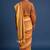 Women striped pure cotton kasavu saree with unstitched blouse