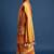 Women striped pure cotton kasavu saree with unstitched blouse