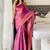 Purple woven design tissue sarees