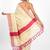 Striped zari tissue kasavu saree