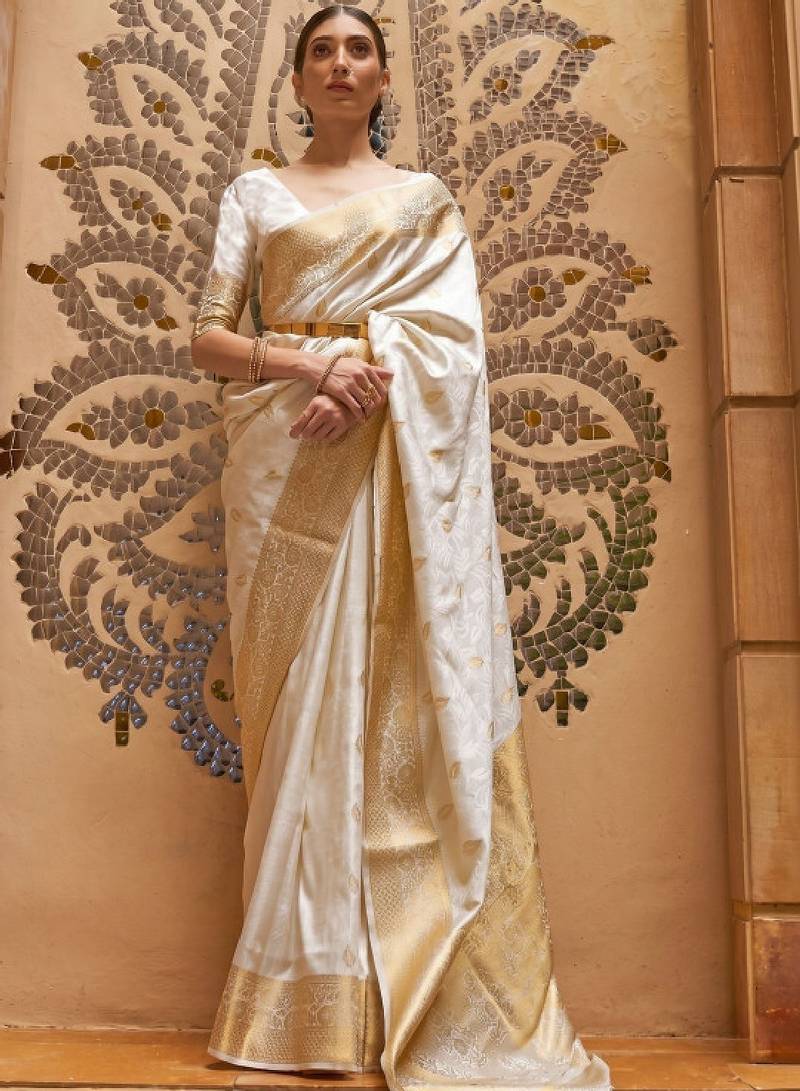 Woven design zari silk cotton heavy work kasavu saree