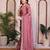 pink color rangoli silk embroidery work saree with work blouse piece