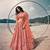 Red net lehenga with un-stitched blouse party wedding wear