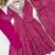 New trendy traditional pink bandhani anarkali set with embellished v-neck