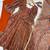 Women's multicolour printed ethnic gown with bell sleeves and designer dupatta