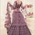 Violet indian wedding wear premium net lehenga choli set with heavy silk inner for women's