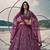 Purple net lehenga with un-stitched blouse party wedding wear