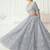 Grey coding embroidered net and silk satin semi stitched lehenga for women's wedding look lehenga