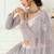 Light Purple Net Floor Length Lehenga with Stone embroidery For Women's