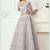 Light Purple Net Floor Length Lehenga with Stone embroidery For Women's
