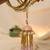 Blush pearl tassel bhai bhabhi rakhi lumba set with roli chawal capsules