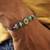 Blue evil eye bhai bhabhi rakhi lumba set with roli chawal capsules